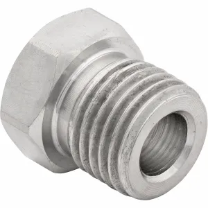 1/4" (1/2-20 Inverted) | Stainless Steel Brake Line Tube Nut | 10ct