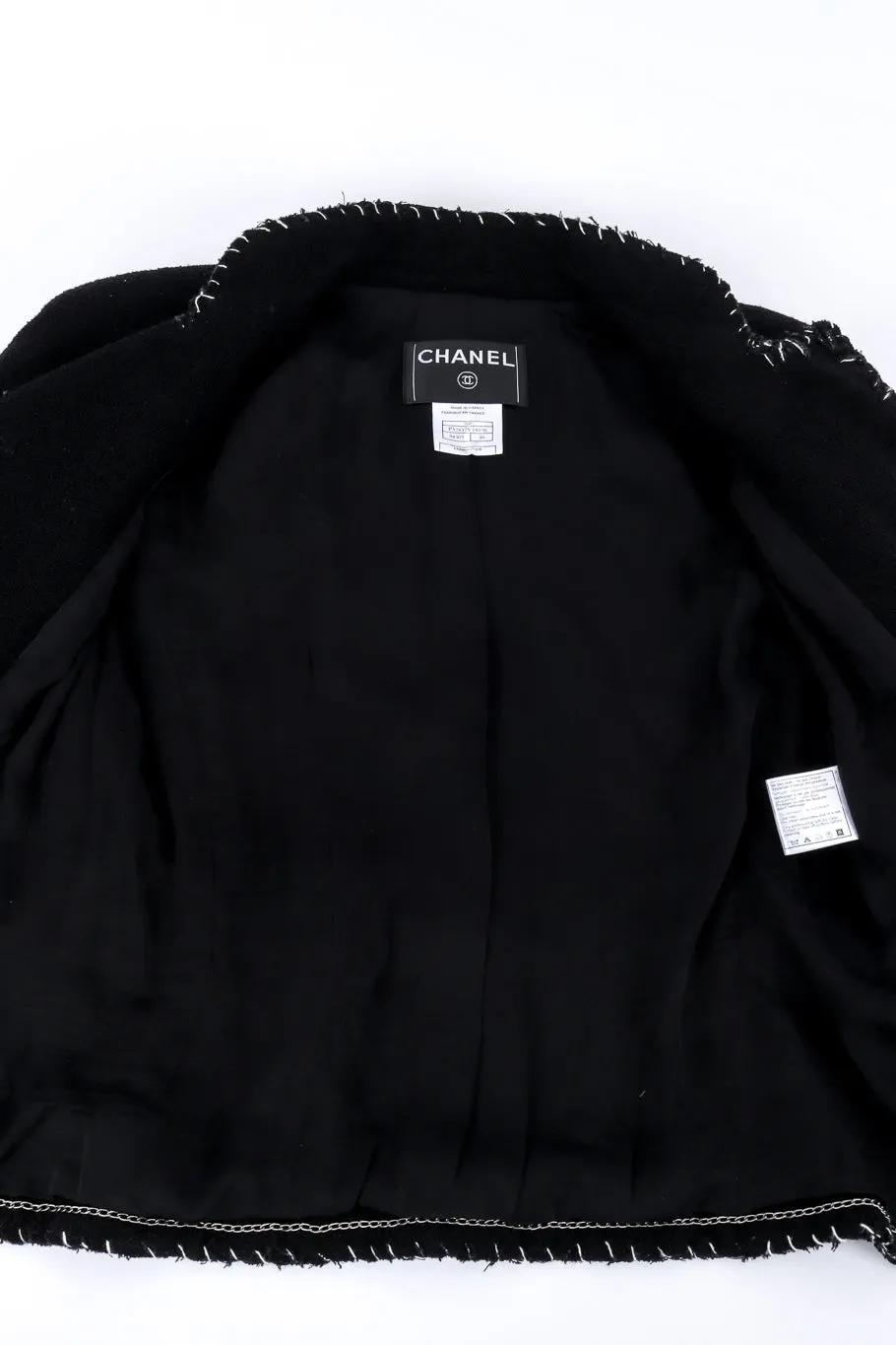 2008S Woven Stitch Trim Jacket