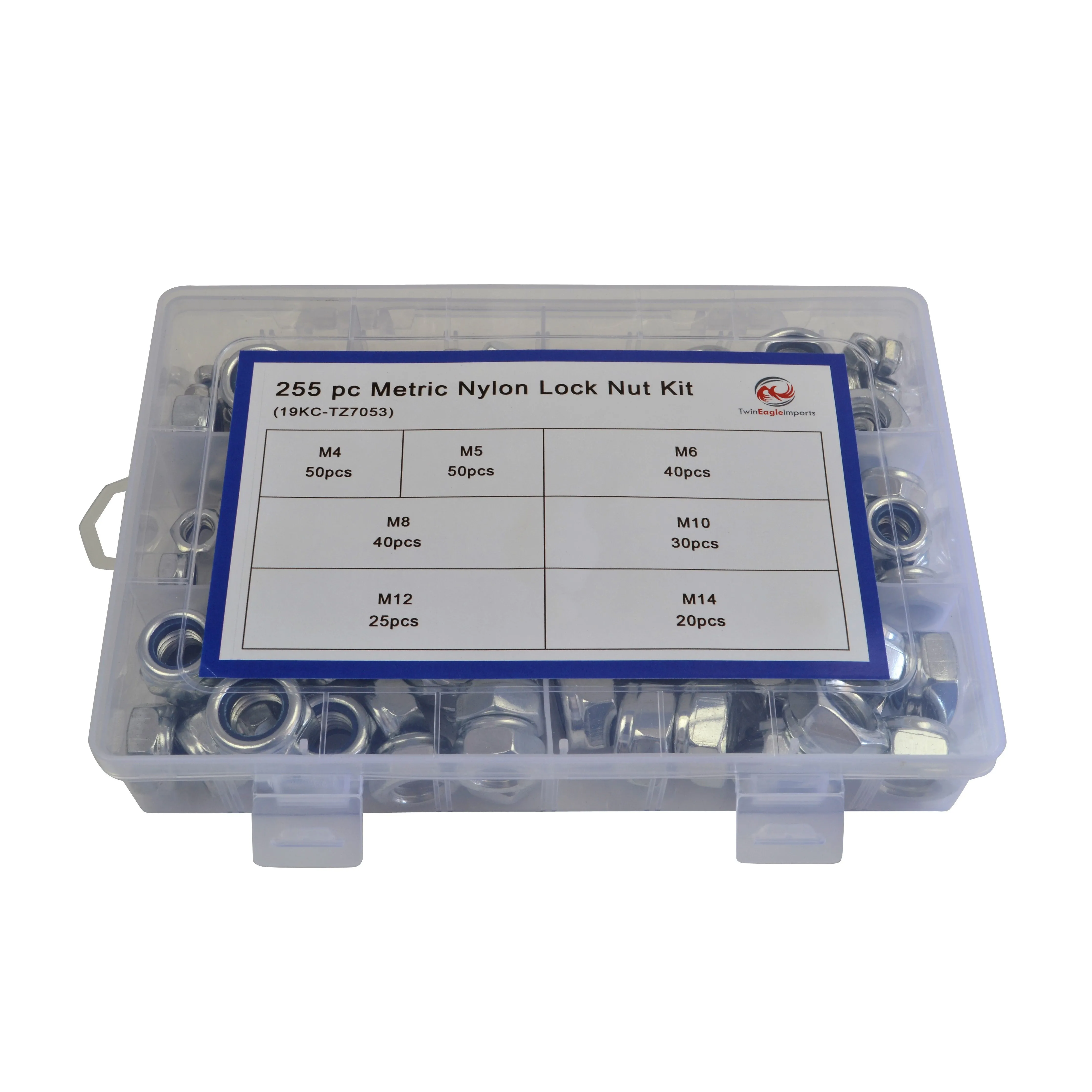 255pc Metric Nylock Nut Kit
