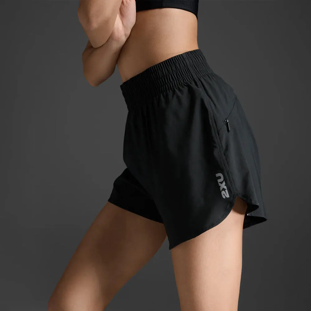 2XU Womens Aero Hi Rise 4 inch Shorts