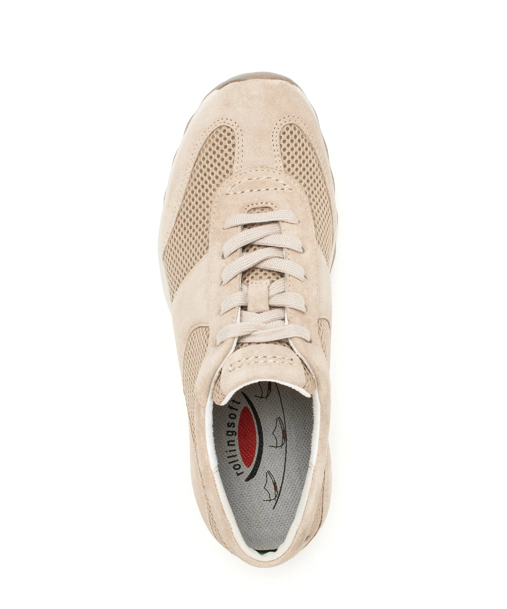 '66.966.23' women's walking rolling sneaker - beige