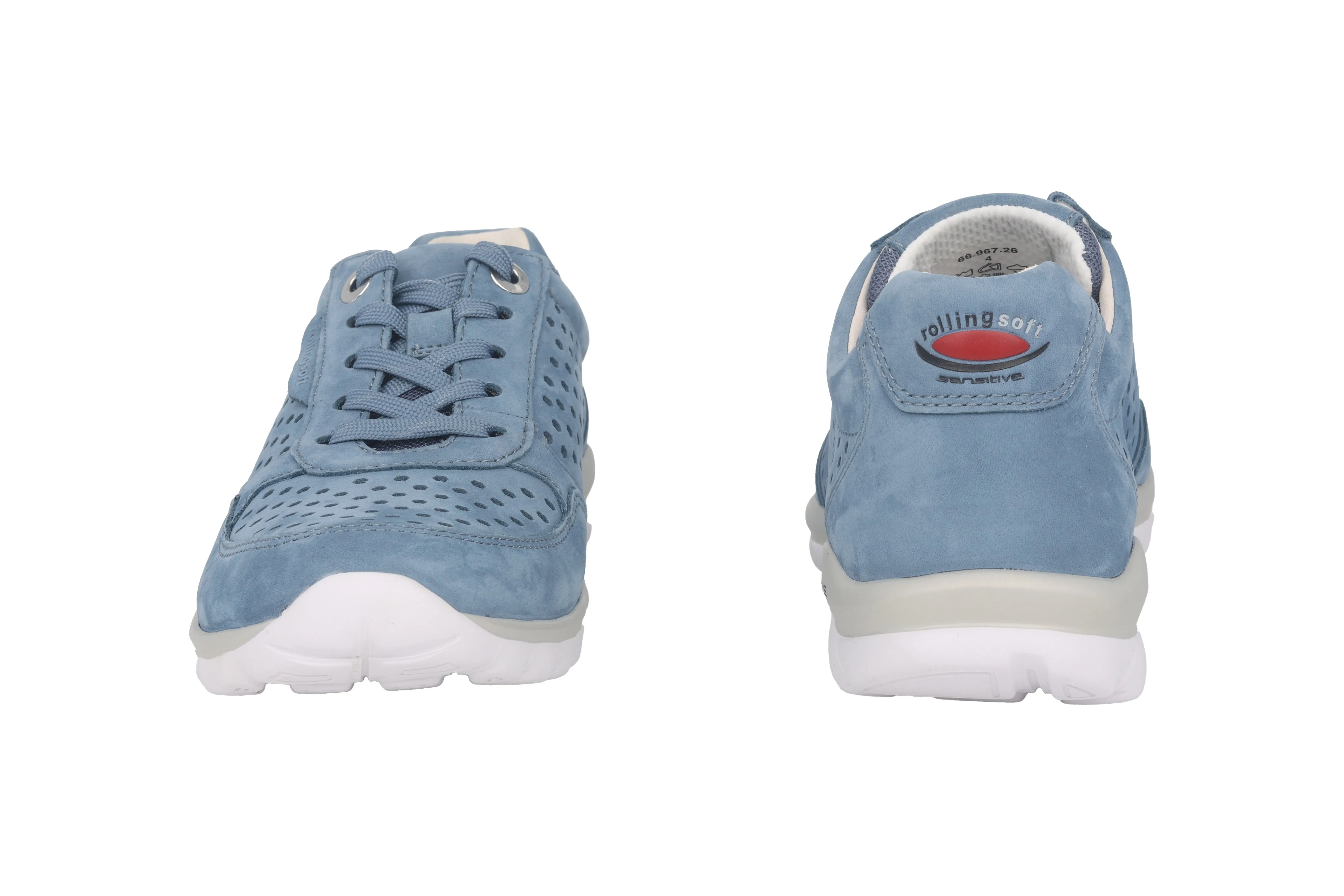 '66.967.26' women's perforated walking rolling shoe - Blue