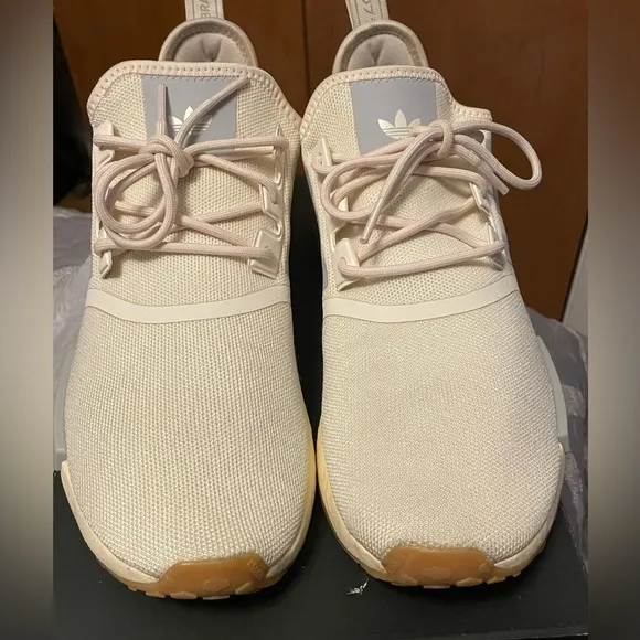 Adidas NMD_R1 Primeblue Shoes Wonder White/Gum/Blue. With Box, Men’s Size 11.5