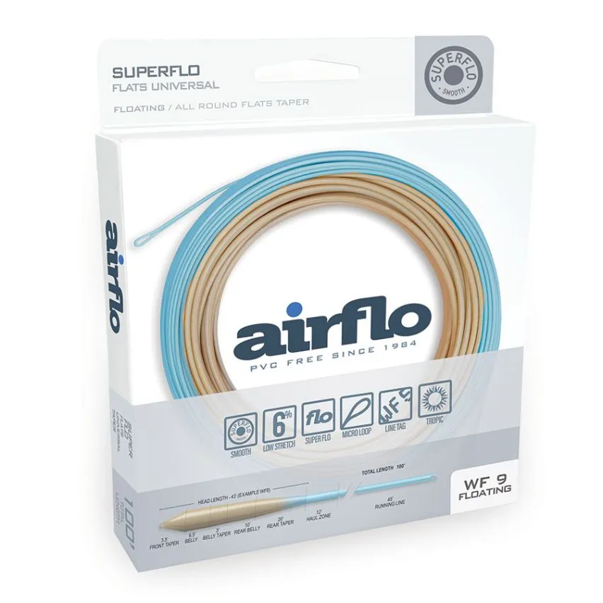 Airflo SUPERFLO FLATS UNIVERSAL TAPER