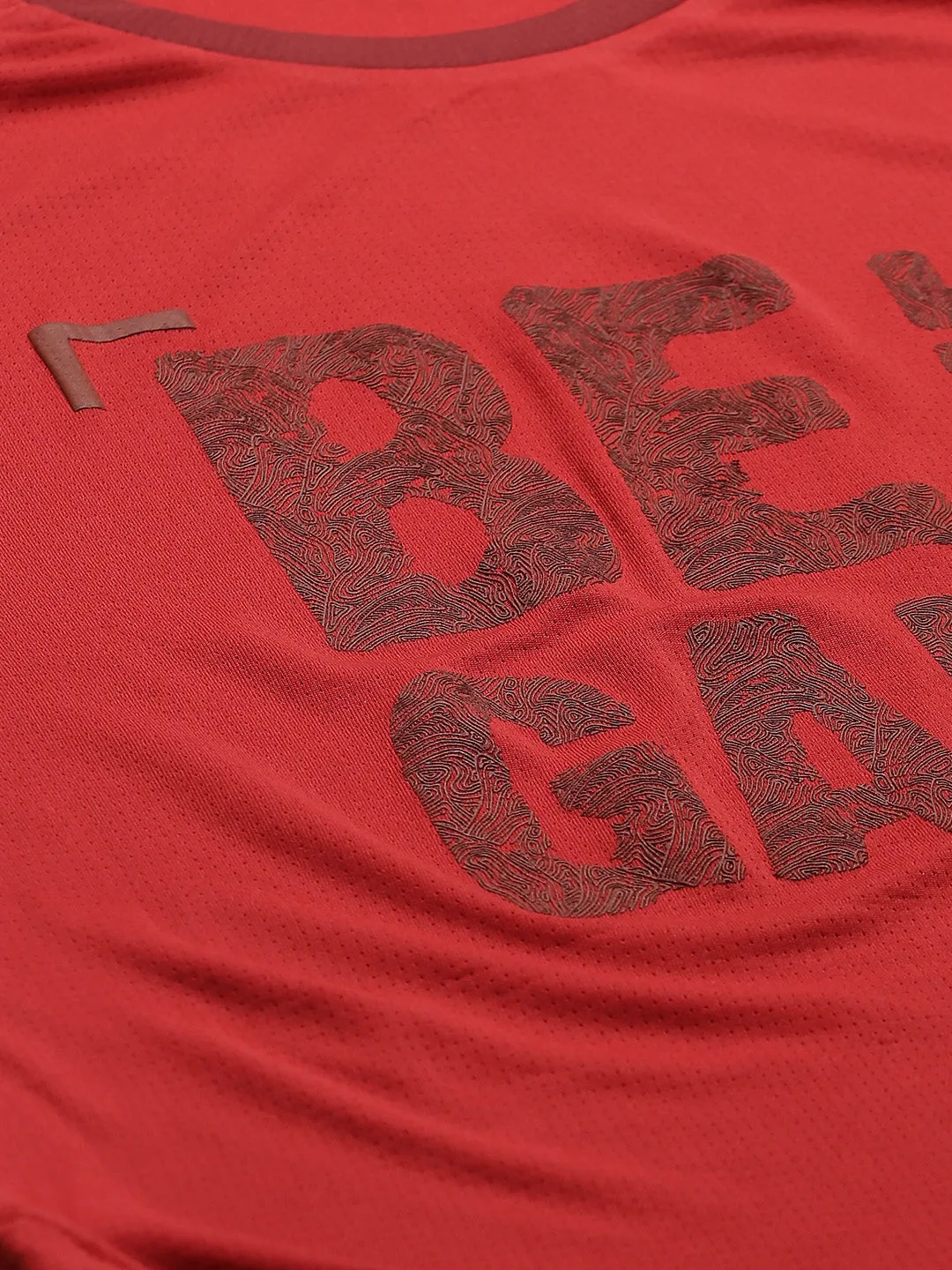 Alcis Men Printed Red Tshirts