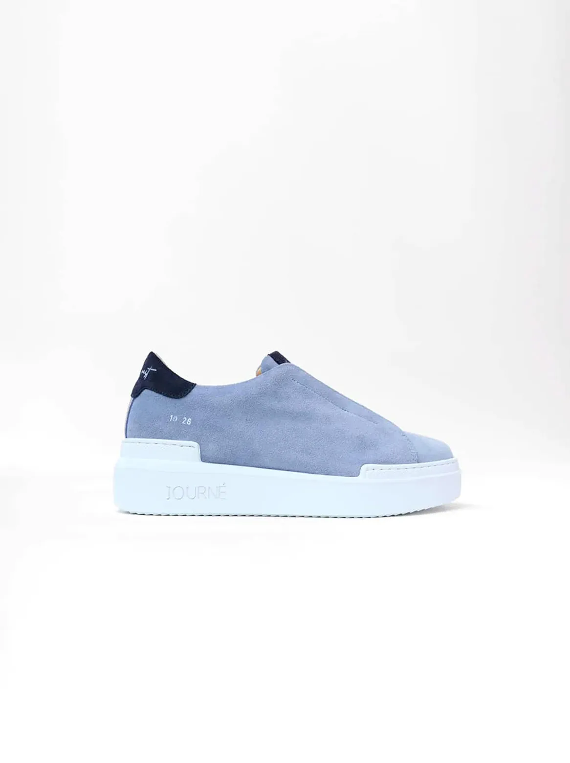 Alexi Slip-In Velour Light Blue