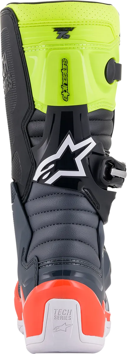 ALPINESTARS(MX) Tech 7S Boots - Gray/Red/Yellow