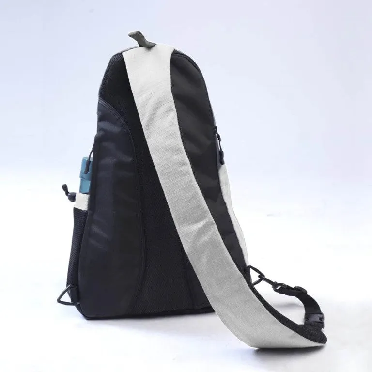 Anti-Theft Crossbody Bag - Light Grey