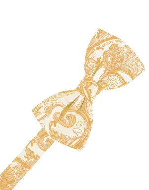 Apricot Tapestry Kids Bow Tie