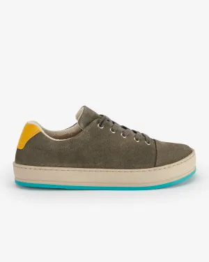 Asher Bio Leather Lace-Up Shoes | Acciato Grey
