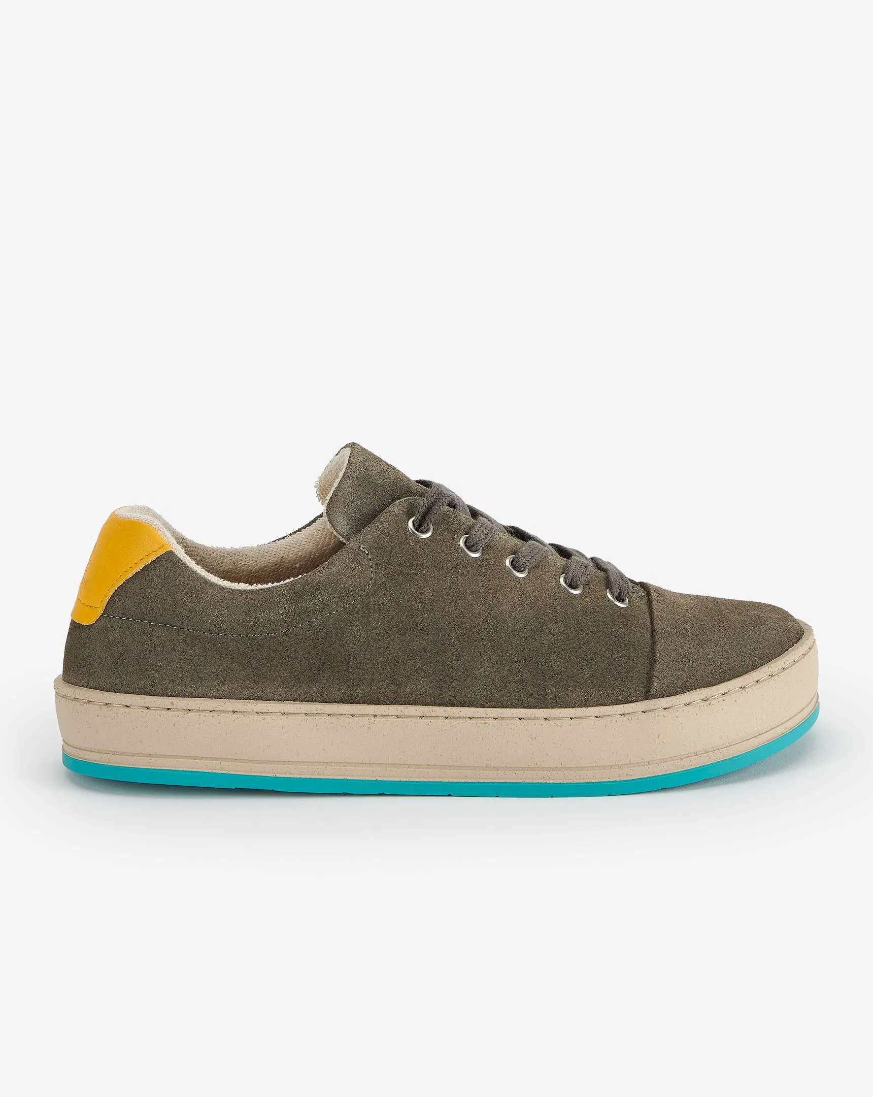 Asher Bio Leather Lace-Up Shoes | Acciato Grey