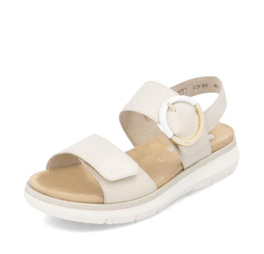 Bellini Beige Leather Sandals