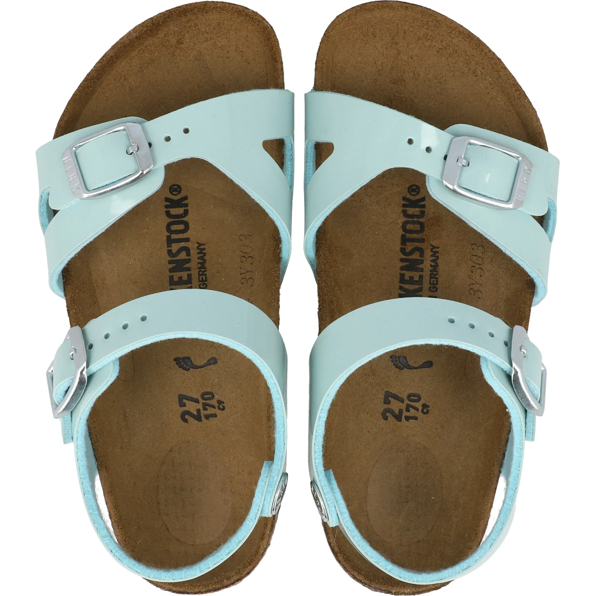 Birkenstock Rio Kids Sandals Surf Green