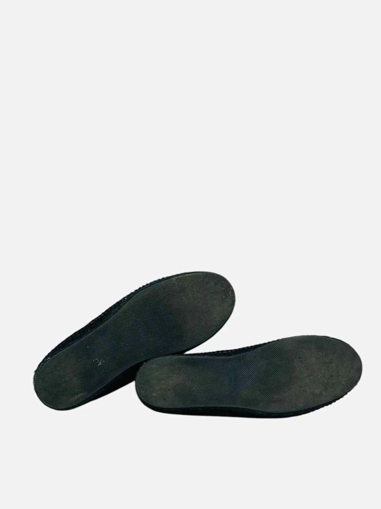 BOTTEGA VENETA Woven Black Loafers 11.5