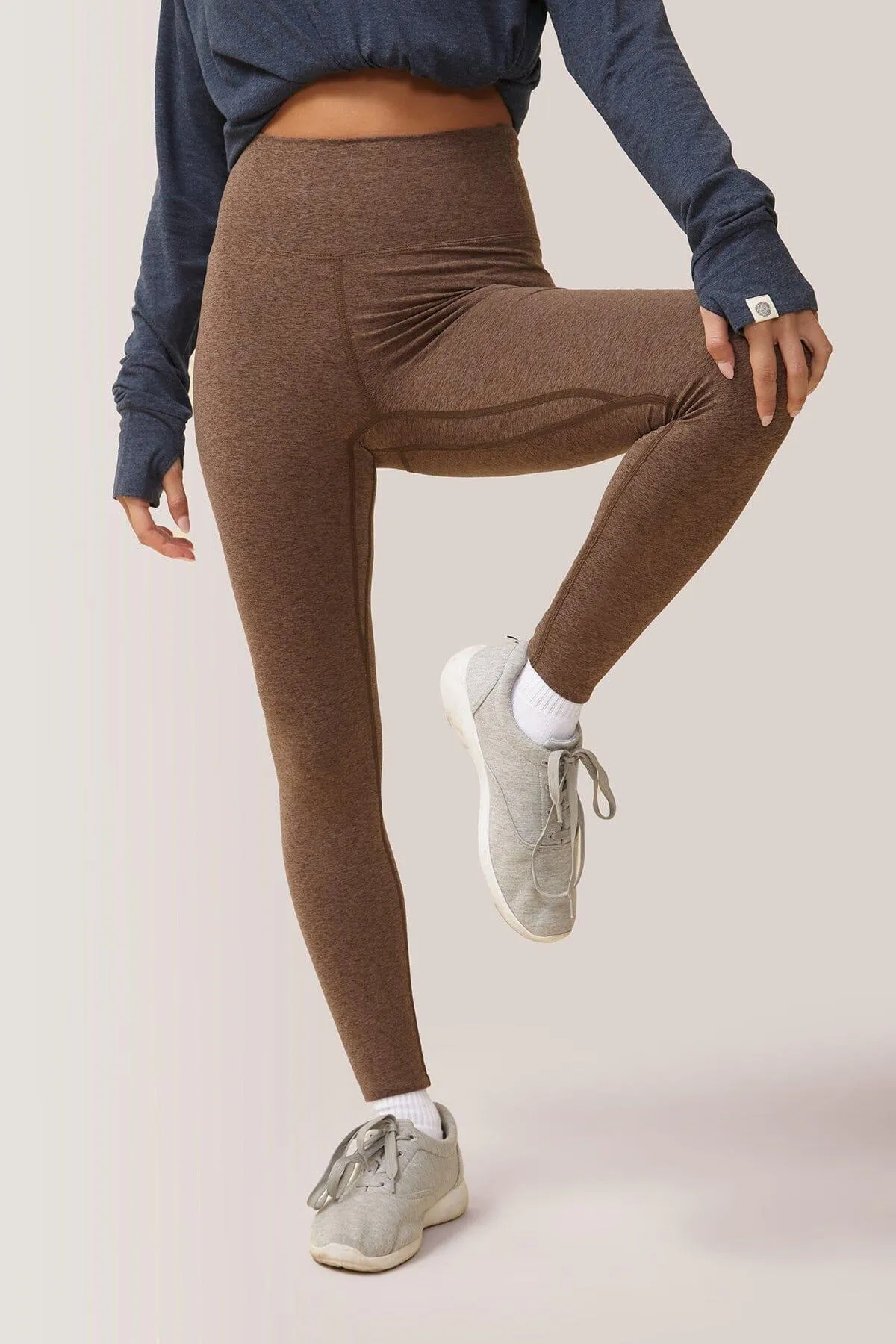 Buttery Soft BFF High-Rise Legging Rose Buddha - Truffle