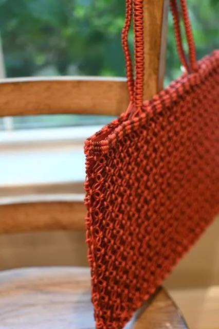 Candolim Tote Bag - Orange Rust x Smoked Paprika