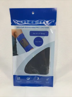 Care   Wear Picc Line Cover Mesh Breathable￼ Black 15-17” Bicep COMBINE SHIPPING