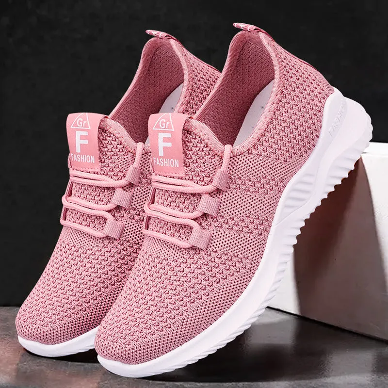 Casual and Soft Tie-Dye Slip-On Sneakers for Women