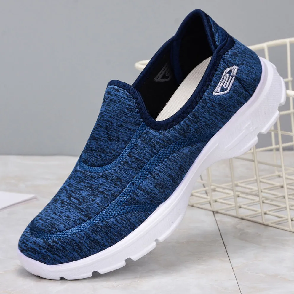 Casual and Soft Tie-Dye Slip-On Sneakers for Women
