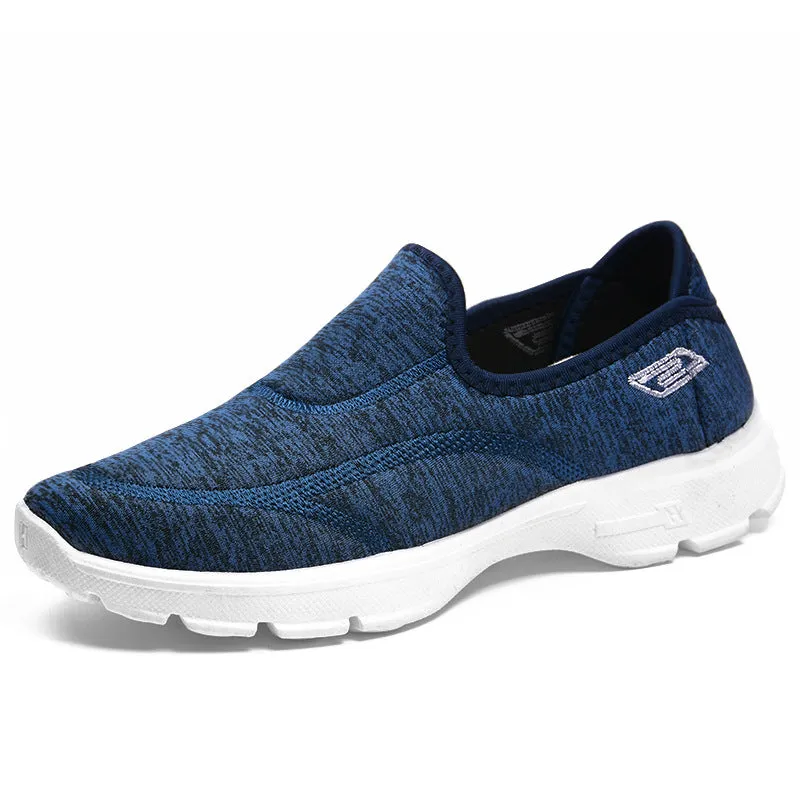 Casual and Soft Tie-Dye Slip-On Sneakers for Women
