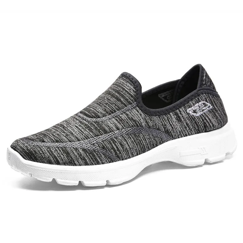 Casual and Soft Tie-Dye Slip-On Sneakers for Women