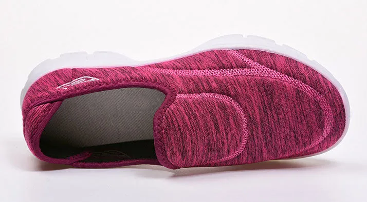 Casual and Soft Tie-Dye Slip-On Sneakers for Women
