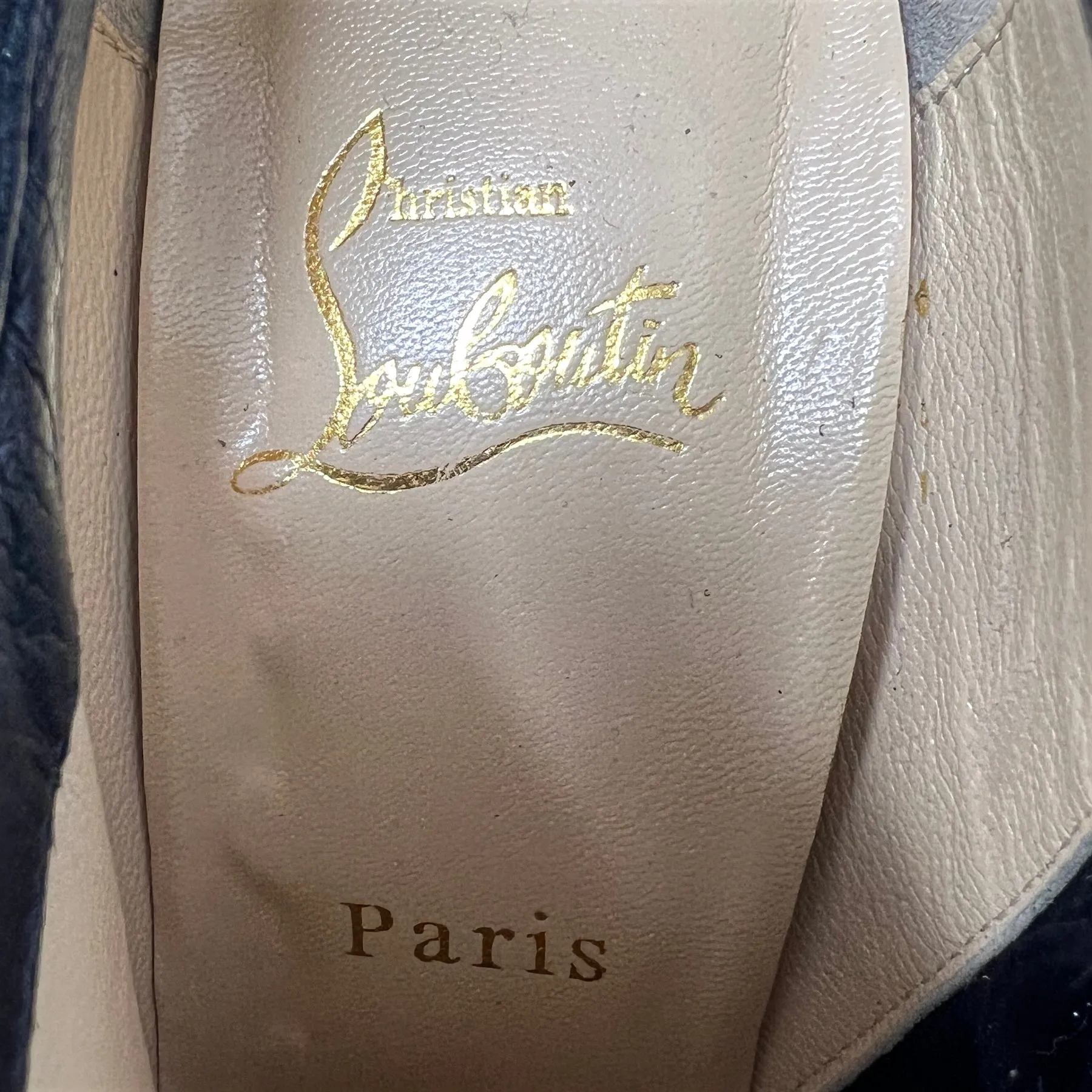 Christian Louboutin Sultane 140 Black Suede Ankle Boots Size EU 37
