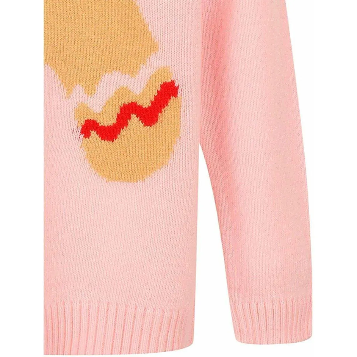Christmas Gingerbread Novelty Junior Christmas Jumper - Pink