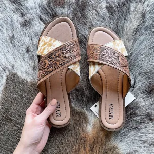 Cowhide Sandals