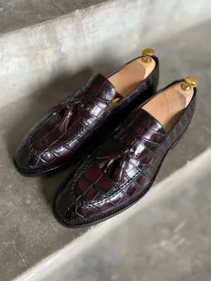 Crocodile Tassel Loafer