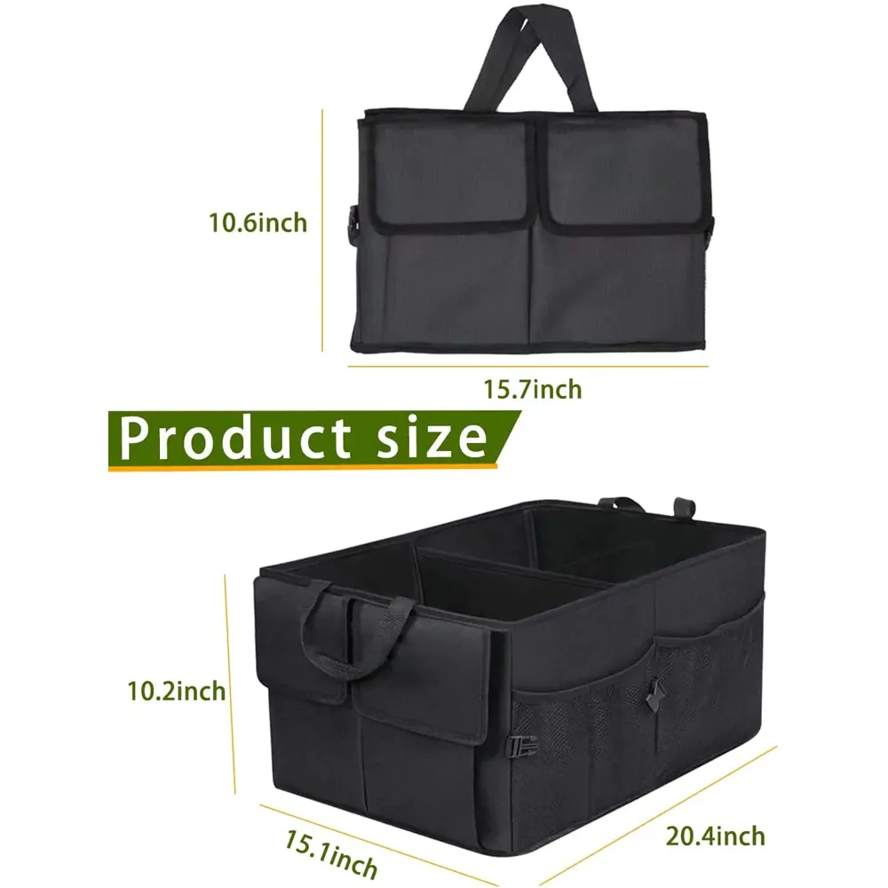 Custom Text For Car Trunk Organizer, Compatible with All Cars, Foldable Car Trunk Storage Box, Storage Bag, Waterproof, Dust-proof, Stain-Resistant UE12997