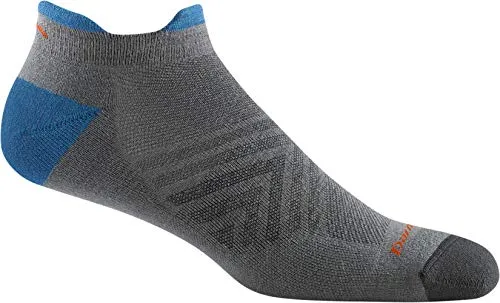 Darn Tough 1054 Men's Run Coolmax No Show Tab Ultra-Lightweight with Cushion Socks