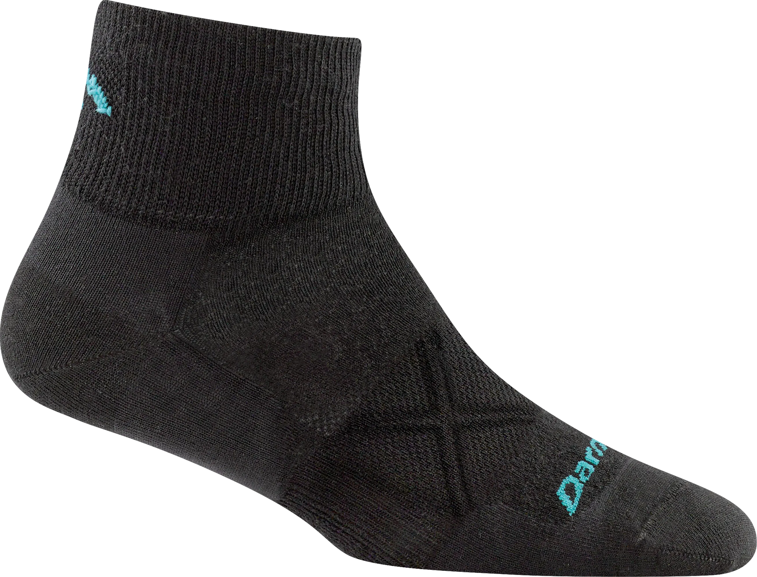Darn Tough Womens 1017 Merino Wool 1/4 Crew Running Socks