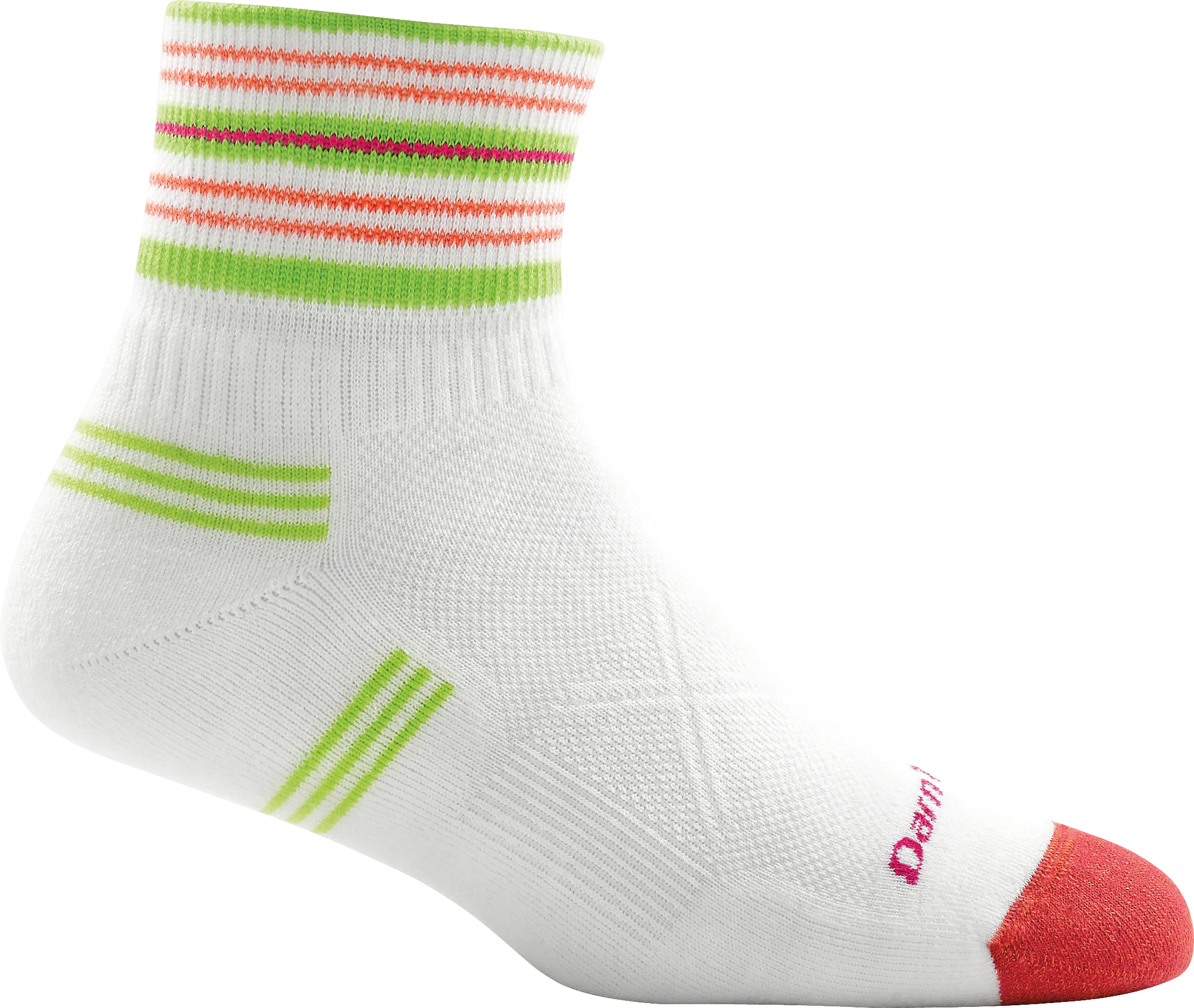 Darn Tough Womens 1017 Merino Wool 1/4 Crew Running Socks