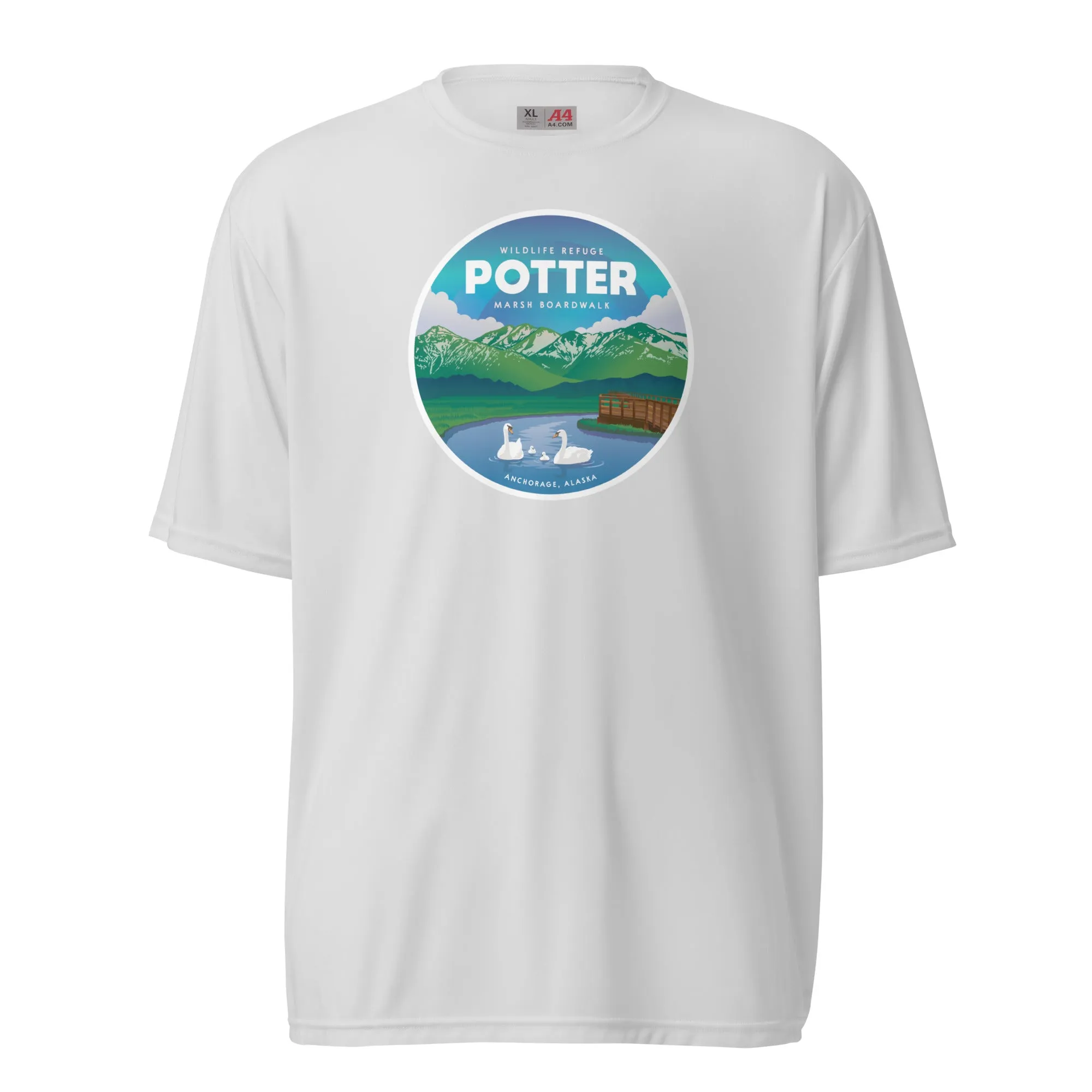 Destinations Potter Marsh Performance T-Shirt