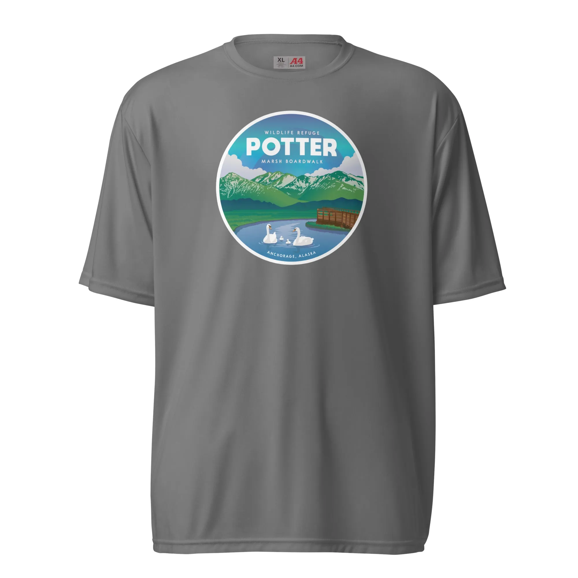 Destinations Potter Marsh Performance T-Shirt