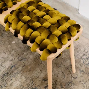 Double Seat Woven Bench