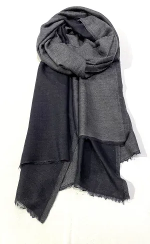 DOUBLE SIDED CASHMERE SCARF