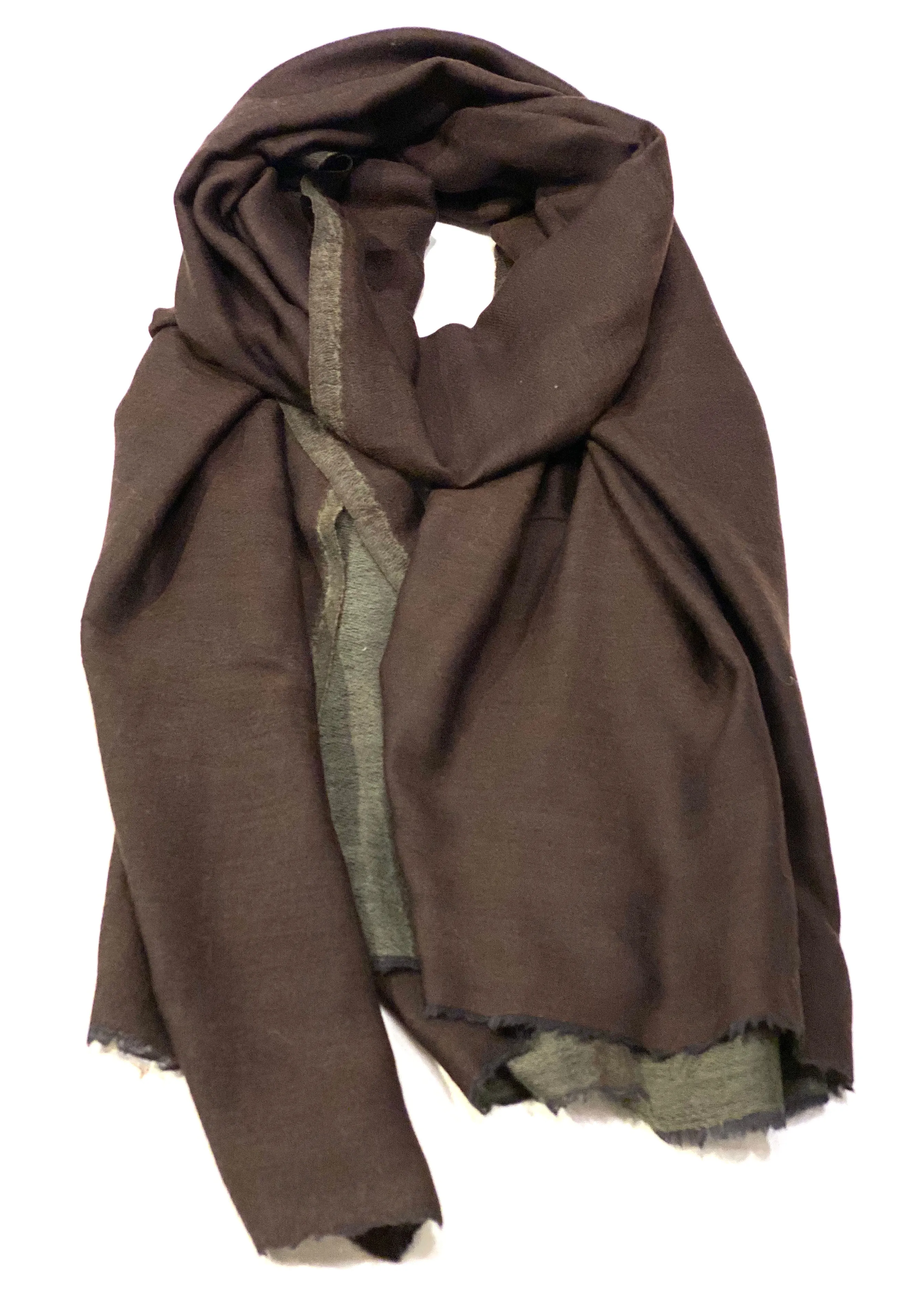 DOUBLE SIDED CASHMERE SCARF