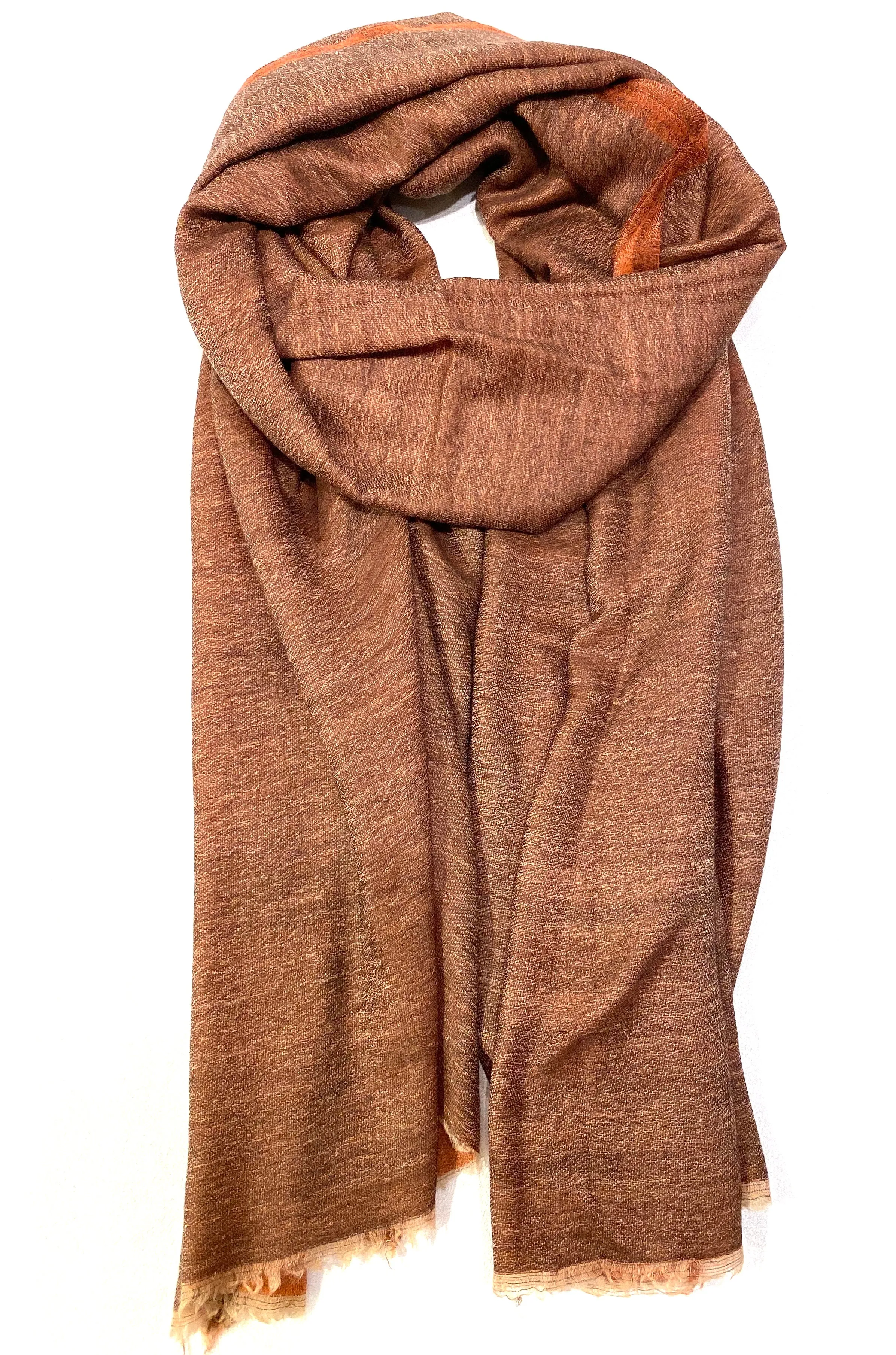 DOUBLE SIDED CASHMERE SCARF