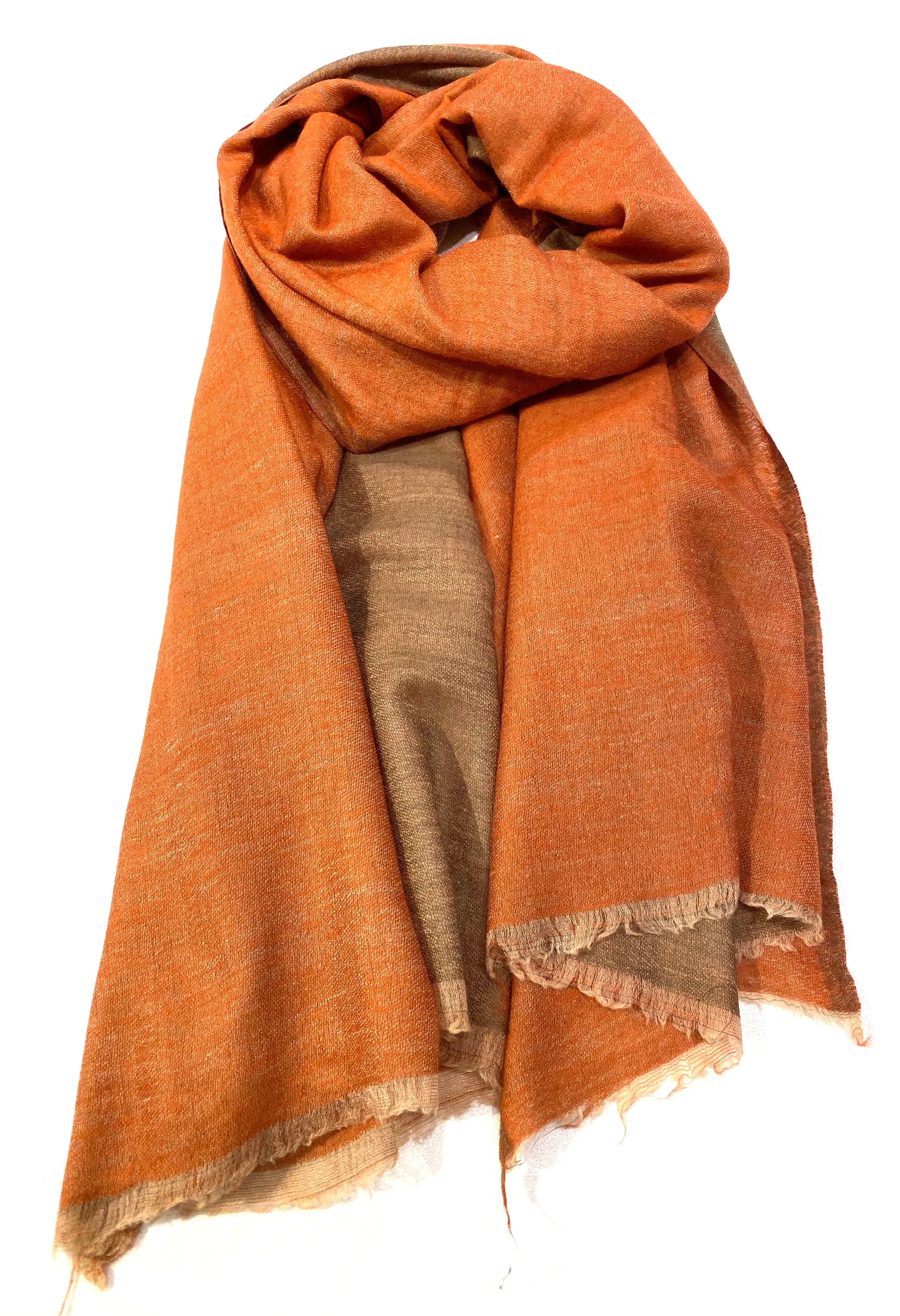 DOUBLE SIDED CASHMERE SCARF