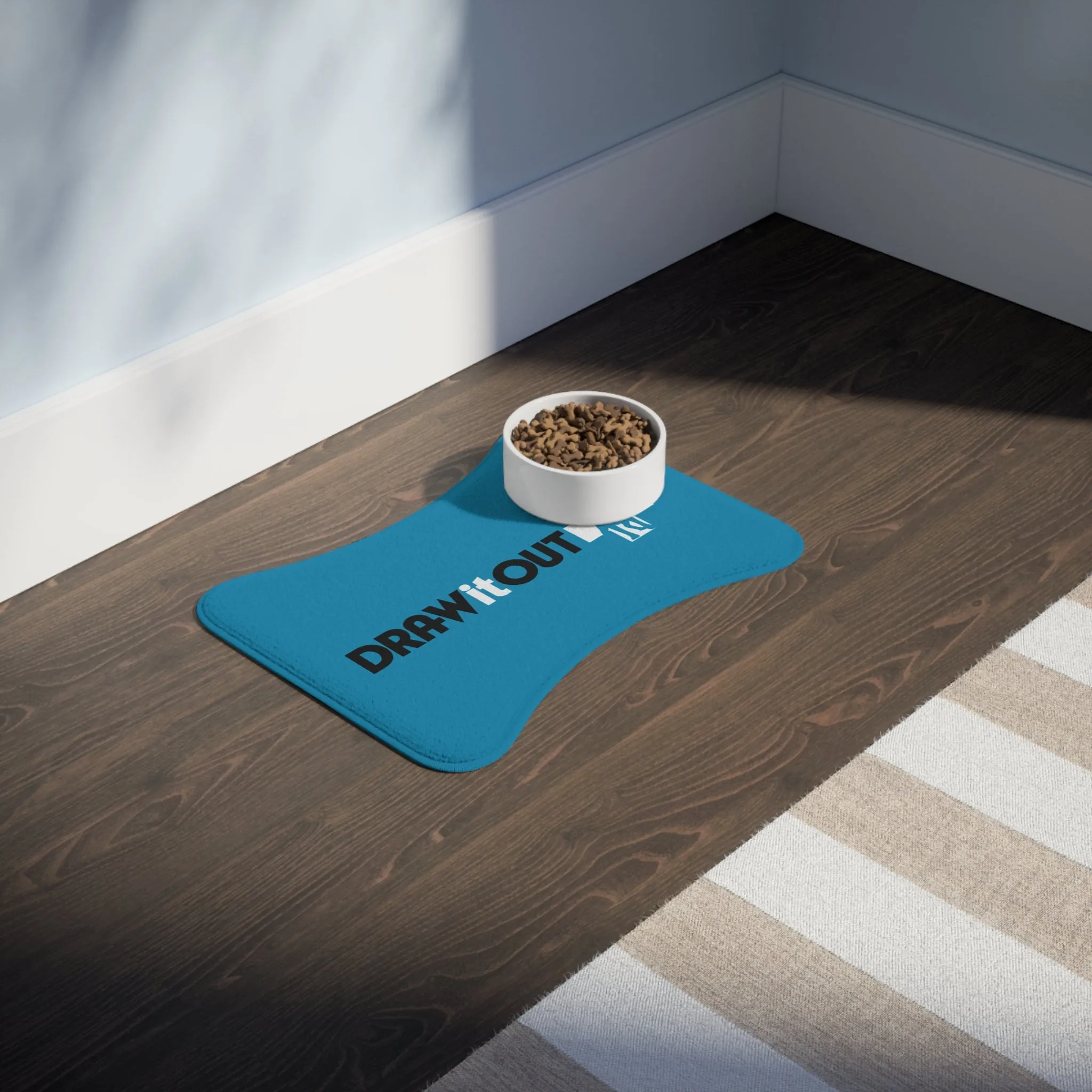 Draw It Out® Pet Feeding Mat – Comfort, Style & Mess-Free Mealtime