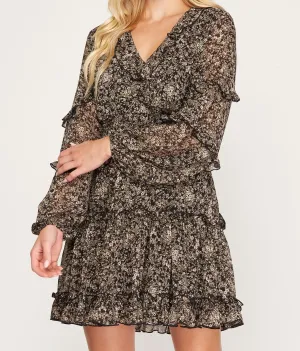 ELENA DRESS -BLACK