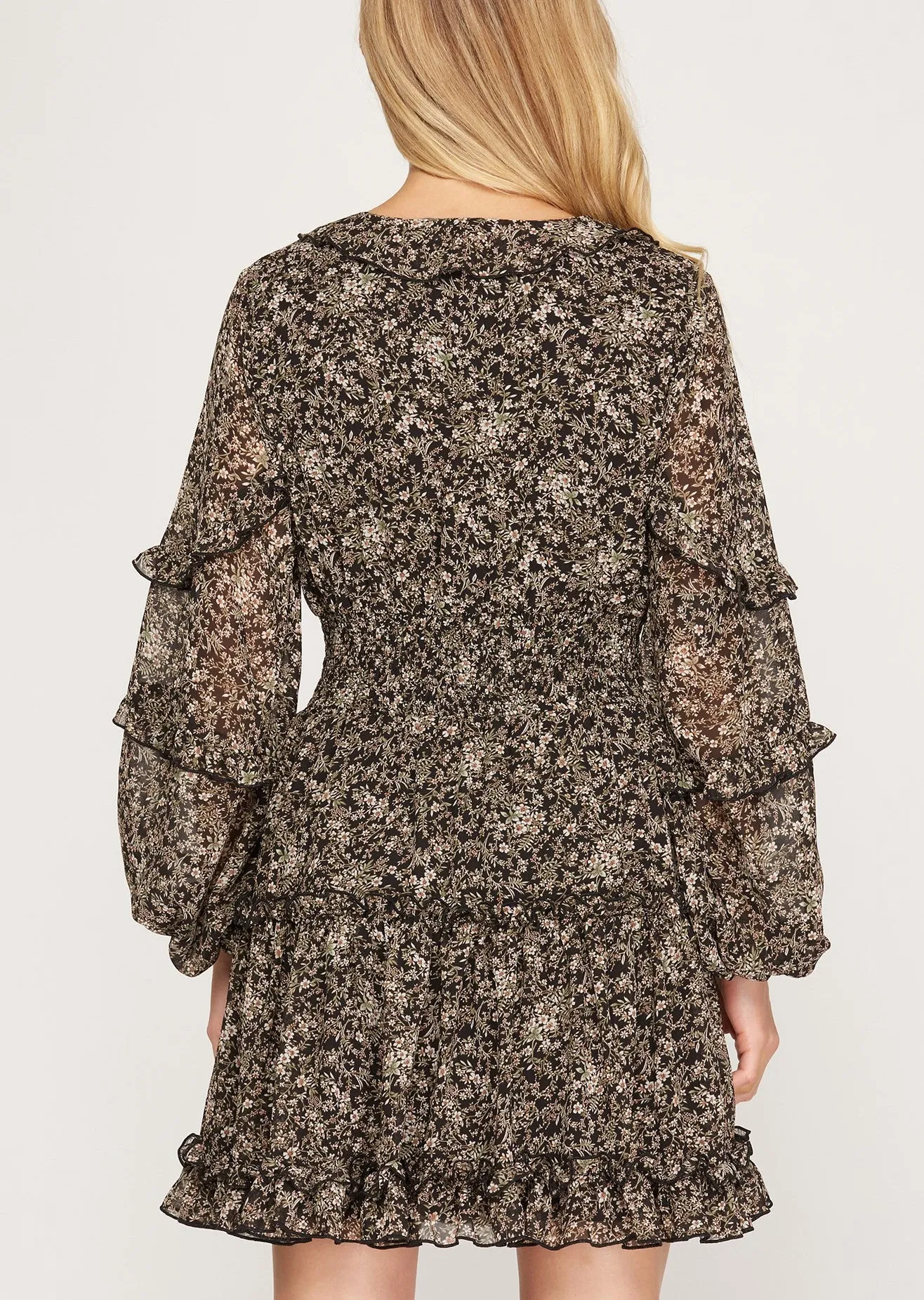ELENA DRESS -BLACK