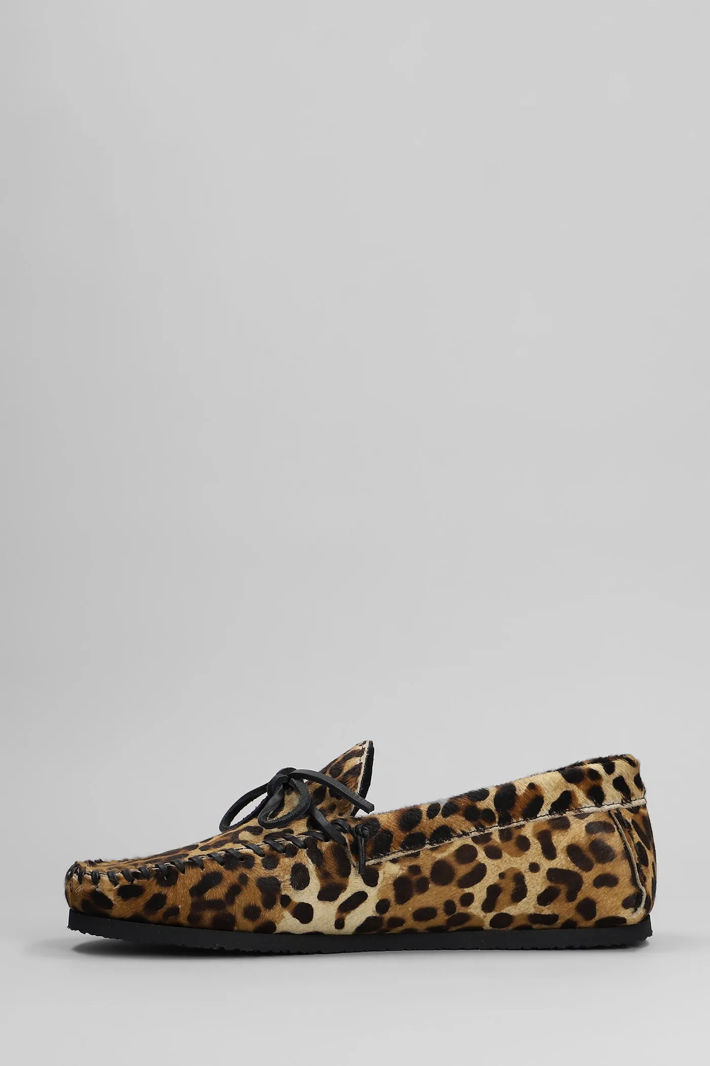 Fitza Loafers in Animalier pony skin