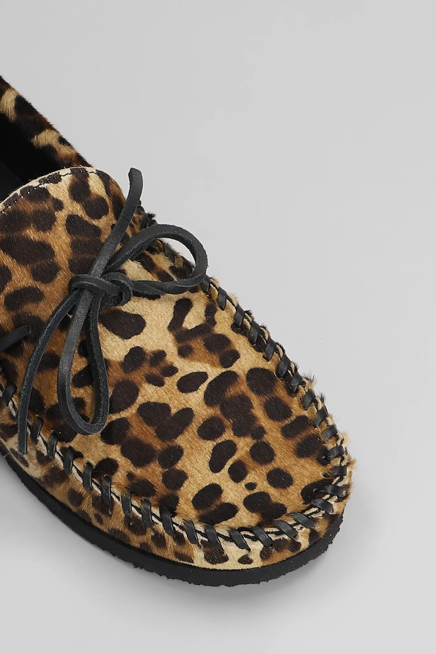 Fitza Loafers in Animalier pony skin