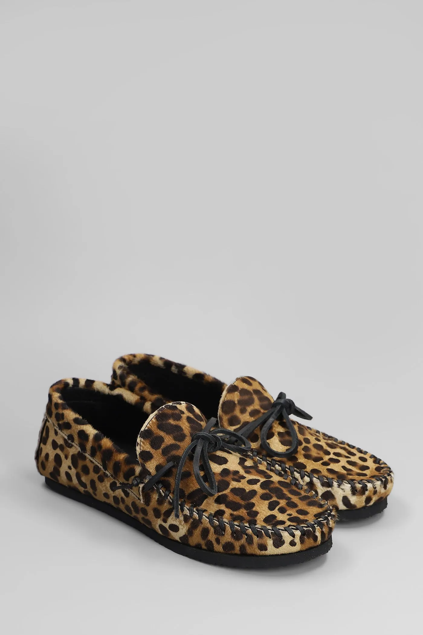 Fitza Loafers in Animalier pony skin