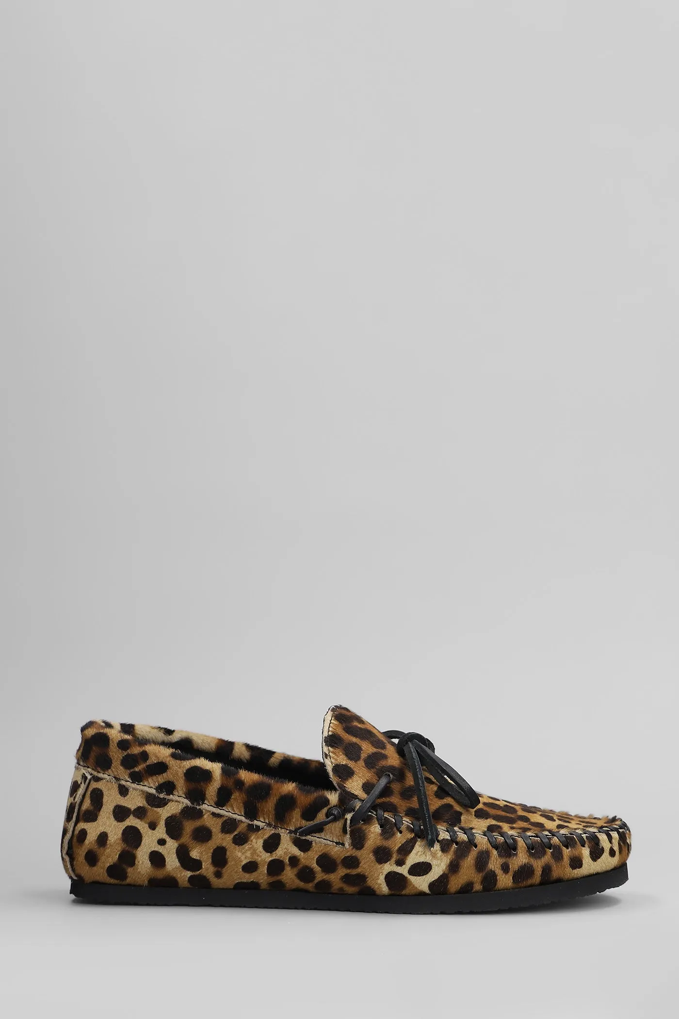 Fitza Loafers in Animalier pony skin