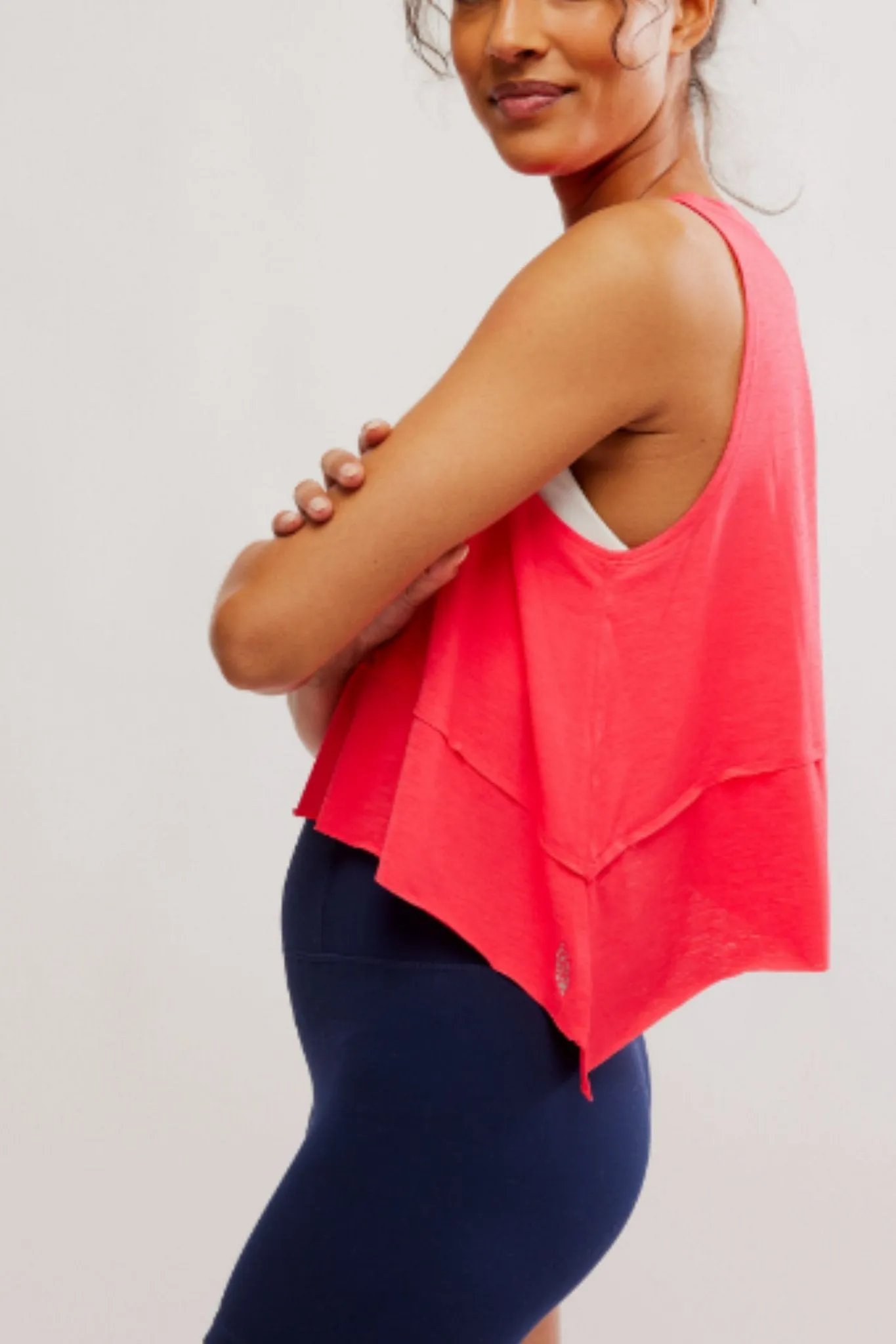 Free People: Tempo Tank in Petal Pink