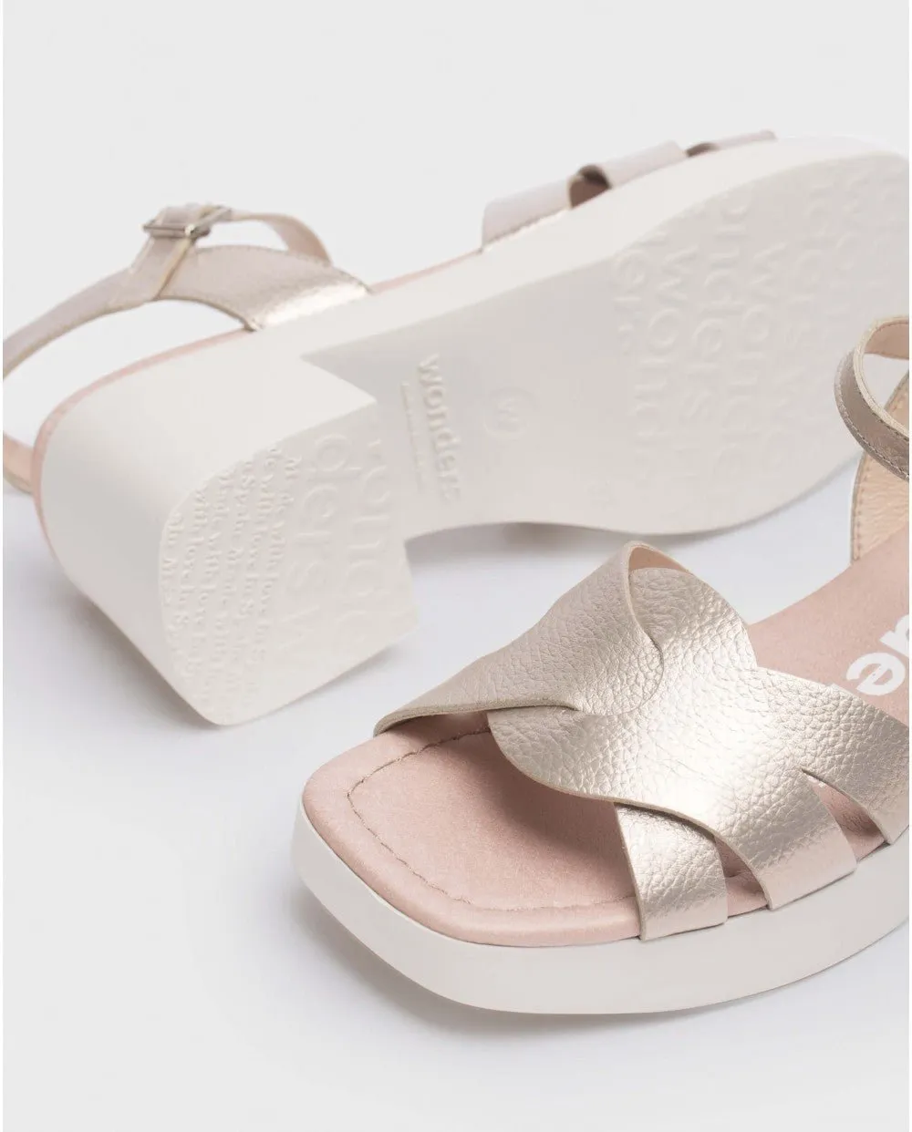 'Georgina' women's sandal -silver